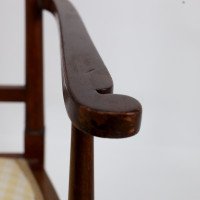 Liberty & Co. In the style of G. M. Ellwood, Arts & Crafts Walnut Armchair - Thumbnail 7