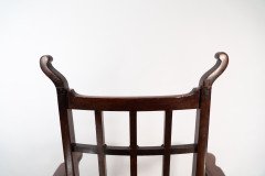 Liberty & Co., Style of. Probably Made by William Birch. An Arts & Crafts Mahogany Armchair - Thumbnail 9