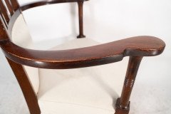 Liberty & Co., Style of. Probably Made by William Birch. An Arts & Crafts Mahogany Armchair - Thumbnail 12