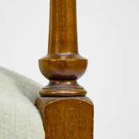 Liberty & Co., Arts & Crafts Mahogany Armchair with Art Nouveau Back - Thumbnail 8