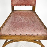 J. S. Henry. Ash Arts & Crafts Armchair with Elongated Back & Curled Ears to the Top - Thumbnail 8