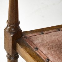 J. S. Henry. Ash Arts & Crafts Armchair with Elongated Back & Curled Ears to the Top - Thumbnail 10