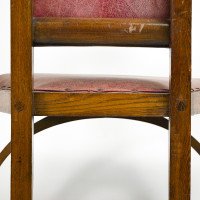 J. S. Henry. Ash Arts & Crafts Armchair with Elongated Back & Curled Ears to the Top - Thumbnail 21