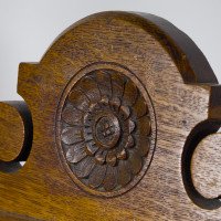 Bruce Talbert, attributed. Probably Made by Gillows. A Gothic Revival Oak Armchair - Thumbnail 6