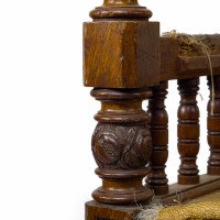 Bruce Talbert, attributed. Probably Made by Gillows. A Gothic Revival Oak Armchair - Thumbnail 9
