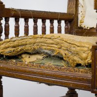 Bruce Talbert, attributed. Probably Made by Gillows. A Gothic Revival Oak Armchair - Thumbnail 12