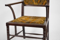 Liberty & Co. Attributed, Arts & Crafts Mahogany Armchair - Thumbnail 4