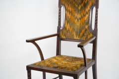 Liberty & Co. Attributed, Arts & Crafts Mahogany Armchair - Thumbnail 10