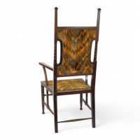 Liberty & Co. Attributed, Arts & Crafts Mahogany Armchair - Thumbnail 16
