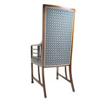 Liberty & Co., attributed, Arts & Crafts walnut Anglo-Japanese Armchair - Thumbnail 11