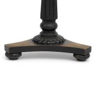 An Early to Mid Victorian Mahogany & Satinwood Top Pedestal Occasional Table - Thumbnail 5