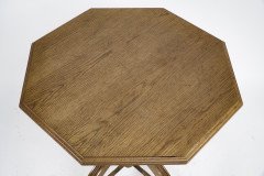 A. W. N. Pugin. A Modern Craftsman Made Gothic Revival Oak Octagonal Centre Table - Thumbnail 3