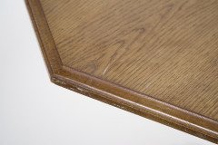 A. W. N. Pugin. A Modern Craftsman Made Gothic Revival Oak Octagonal Centre Table - Thumbnail 4