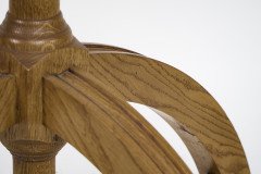 A. W. N. Pugin. A Modern Craftsman Made Gothic Revival Oak Octagonal Centre Table - Thumbnail 9