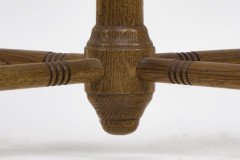A. W. N. Pugin. A Modern Craftsman Made Gothic Revival Oak Octagonal Centre Table - Thumbnail 11