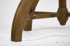 A. W. N. Pugin. A Modern Craftsman Made Gothic Revival Oak Octagonal Centre Table - Thumbnail 12
