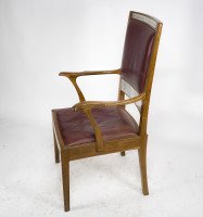 Edward Barnsley. Commissioned by G H J Morris. An Arts & Crafts Cotswold Armchair - Thumbnail 4
