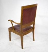 Edward Barnsley. Commissioned by G H J Morris. An Arts & Crafts Cotswold Armchair - Thumbnail 5