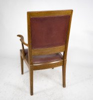 Edward Barnsley. Commissioned by G H J Morris. An Arts & Crafts Cotswold Armchair - Thumbnail 6