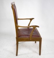 Edward Barnsley. Commissioned by G H J Morris. An Arts & Crafts Cotswold Armchair - Thumbnail 8