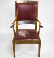Edward Barnsley. Commissioned by G H J Morris. An Arts & Crafts Cotswold Armchair - Thumbnail 2