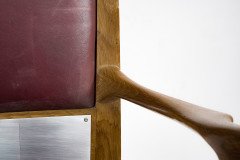 Edward Barnsley. Commissioned by G H J Morris. An Arts & Crafts Cotswold Armchair - Thumbnail 11