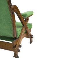 Charles Bevan Marsh Jones & Cribb, Gothic Revival New Registered Reclining Chair - Thumbnail 17