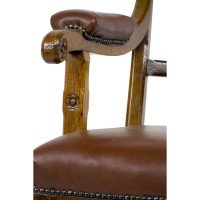 A. W. N. Pugin, probably Made by Gillows of Lancaster for the House of Lords London. A Gothic Revival Oak Armchair - Thumbnail 4