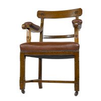 A. W. N. Pugin, probably Made by Gillows of Lancaster for the House of Lords London. A Gothic Revival Oak Armchair - Thumbnail 5