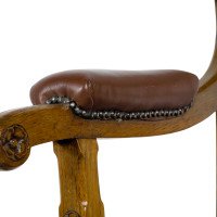 A. W. N. Pugin, probably Made by Gillows of Lancaster for the House of Lords London. A Gothic Revival Oak Armchair - Thumbnail 8