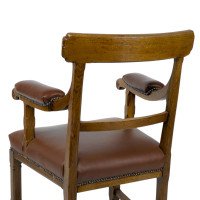 A. W. N. Pugin, probably Made by Gillows of Lancaster for the House of Lords London. A Gothic Revival Oak Armchair - Thumbnail 13