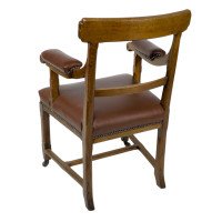 A. W. N. Pugin, probably Made by Gillows of Lancaster for the House of Lords London. A Gothic Revival Oak Armchair - Thumbnail 15