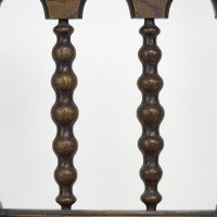 A Set of Four Gothic Revival Bobbin Turned Oak Dining Chairs - Thumbnail 7