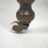 A Set of Four Gothic Revival Bobbin Turned Oak Dining Chairs - Thumbnail 12