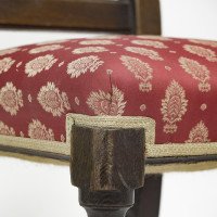 A Set of Four Gothic Revival Bobbin Turned Oak Dining Chairs - Thumbnail 15