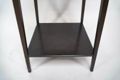 Liberty & Co., Arts & Crafts Oak Revolving Bookcase with Stylised Floral Cut-out Decoration - Thumbnail 12
