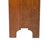Shapland & Petter. Arts & Crafts Oak Hall Cupboard with a Ruskin Circular Jewel - Thumbnail 7