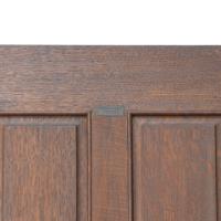Shapland & Petter. Arts & Crafts Oak Hall Cupboard with a Ruskin Circular Jewel - Thumbnail 15