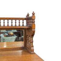 Bruce Talbert, for Gillows. An Aesthetic Movement Oak Sideboard with Turned Finials - Thumbnail 12