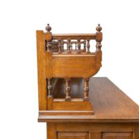 Bruce Talbert, for Gillows. An Aesthetic Movement Oak Sideboard with Turned Finials - Thumbnail 15