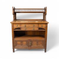 Bruce Talbert for Gillow & Co., Aesthetic Movement Oak Sideboard