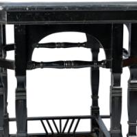 Lambs of Manchester. A Good Aesthetic Movement Ebonised Walnut Octagonal Eight-leg Centre Table - Thumbnail 14