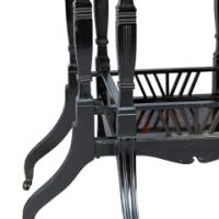 Lamb of Manchester. A Good Aesthetic Movement Ebonised Walnut Octagonal Eight-leg Centre Table - Thumbnail 15