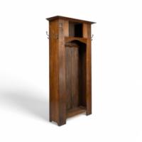Shapland & Petter, Style of. M. H. Baillie Scott, an Arts & Crafts Oak Hall Cupboard