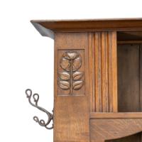 Shapland & Petter, Style of. M. H. Baillie Scott, an Arts & Crafts Oak Hall Cupboard - Thumbnail 11