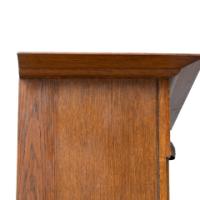 Maple & Co., English Arts & Crafts Oak Wardrobe with Decorative Copper Details - Thumbnail 8