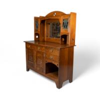 Liberty & Co. Attributed, Arts & Crafts Oak Sideboard in the Glasgow-Style - Thumbnail 3