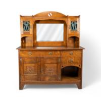 Liberty & Co. Attributed, Arts & Crafts Oak Sideboard in the Glasgow-Style - Thumbnail 1