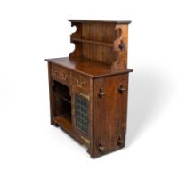 A Well-Crafted Arts & Crafts Small Oak Sideboard/dresser - Thumbnail 3