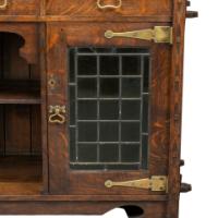 A Well-Crafted Arts & Crafts Small Oak Sideboard/dresser - Thumbnail 13